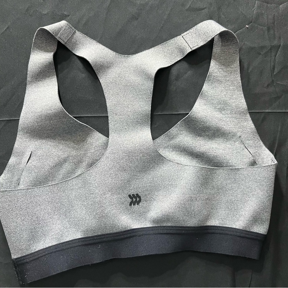 All in Motion Gray Sports Bra small - Picture 2 of 3